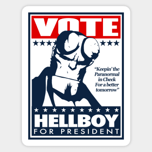 HELLBOY FOR PRESIDENT! Sticker